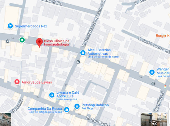 Localização Bless Fonoaudiologia